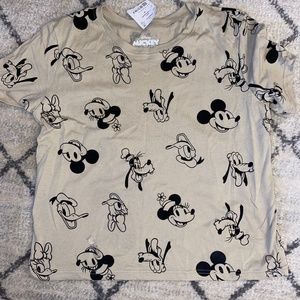 Crop Disney mickey and friends top